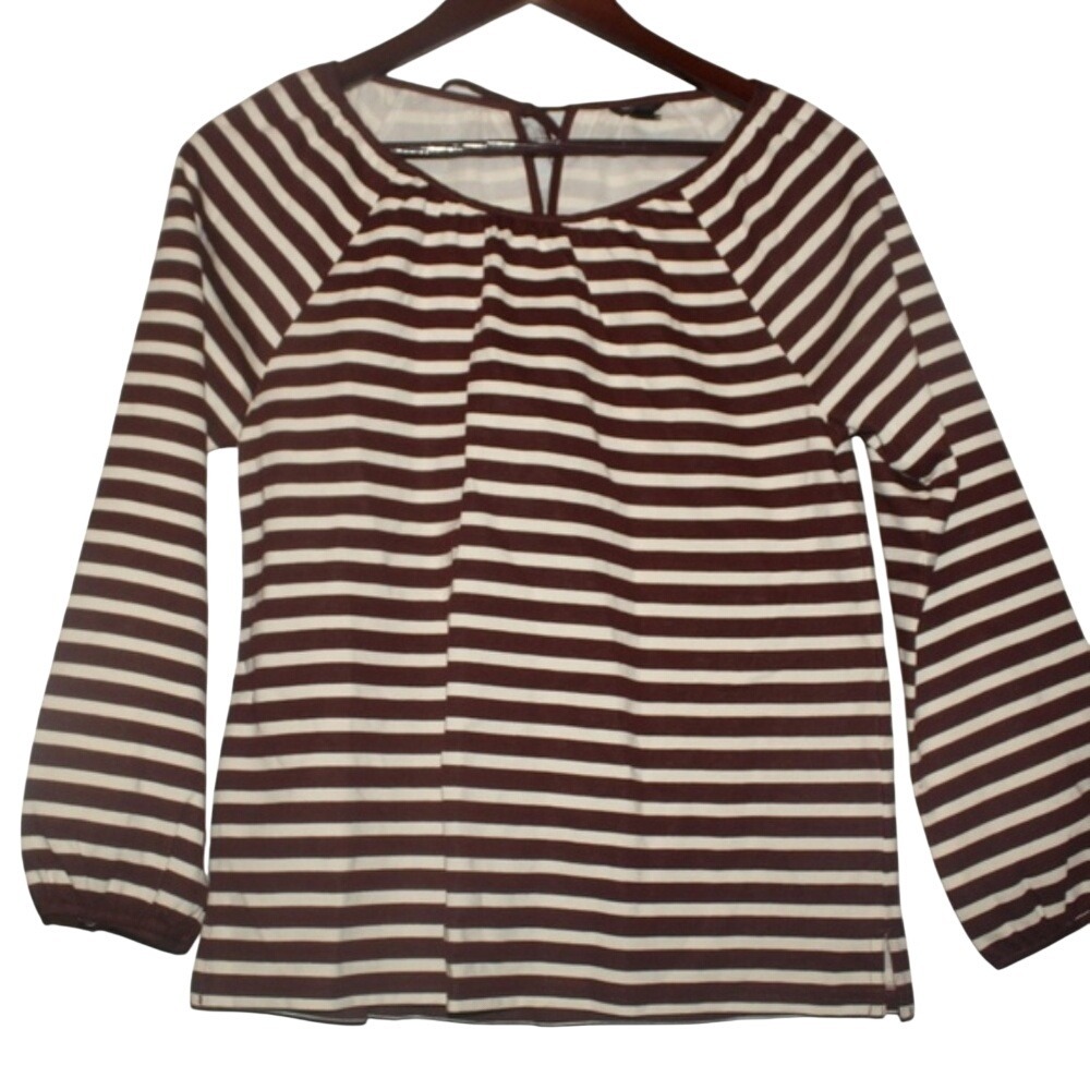 J.‎ CREW Striped Top Long Sleeve XSmall